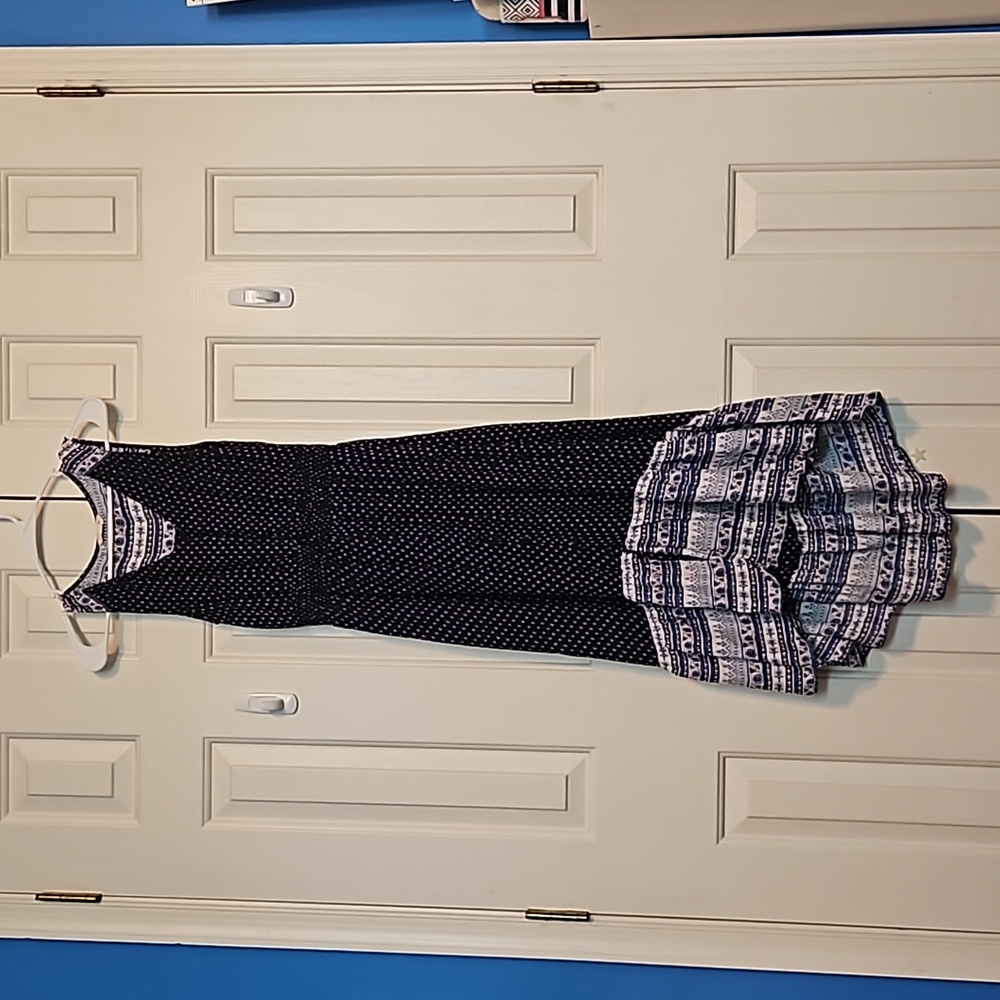 Lucky Brand Blue High Low Dress